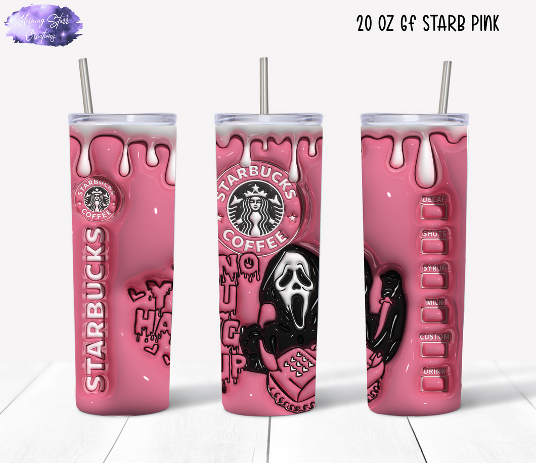 SB Ghostface Pink Tumbler