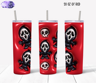 Ghostface Red Tumbler