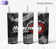 Racing weekends tumbler