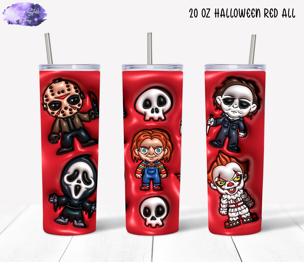 Halloween Friends Chibis Red