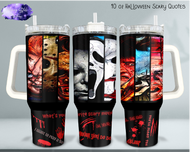 40 Oz Halloween Quotes Tumbler