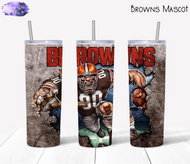 Browns Mascot Tumbler