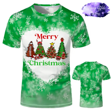 Load image into Gallery viewer, Green Bleach Heart Snowflake T-Shirt *PRE-ORDER*
