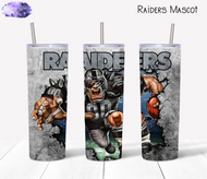 Raiders Mascot Tumbler