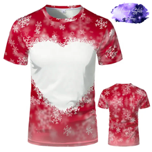 Load image into Gallery viewer, Red Bleach Heart Snowflake T-Shirt *PRE-ORDER*
