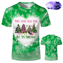 Load image into Gallery viewer, Green Bleach Heart Snowflake T-Shirt *PRE-ORDER*
