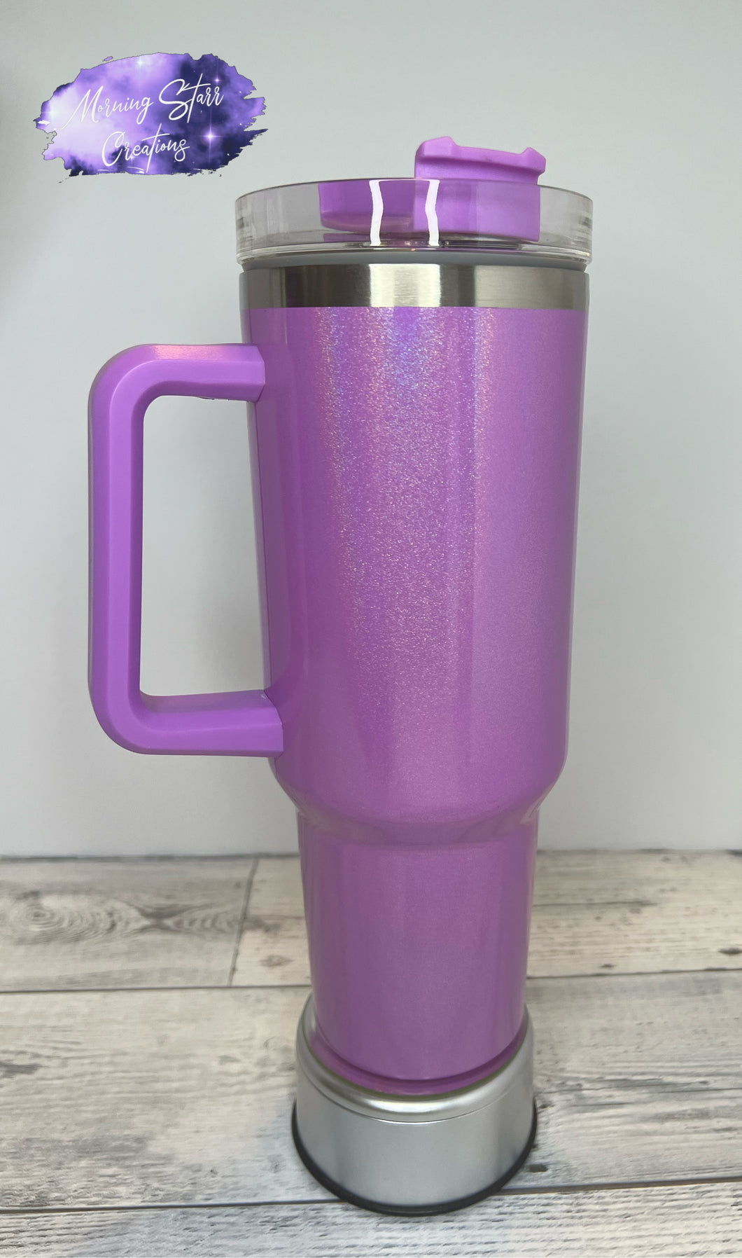 Purple Shimmer 40oz sublimation Manley