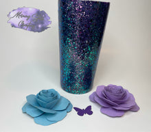 Load image into Gallery viewer, Purple to blue color shifting Tumbler
